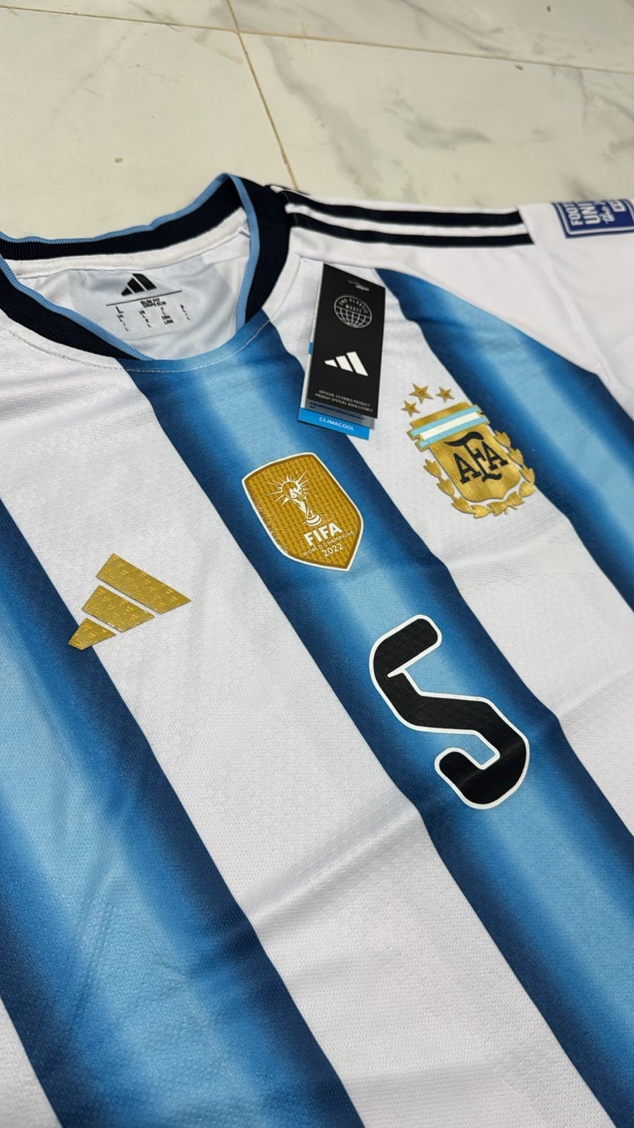 Camiseta Argentina G5 la mas Premiun Igual a Original Termoselladas a $ 25,000 C/u - Imagen 5