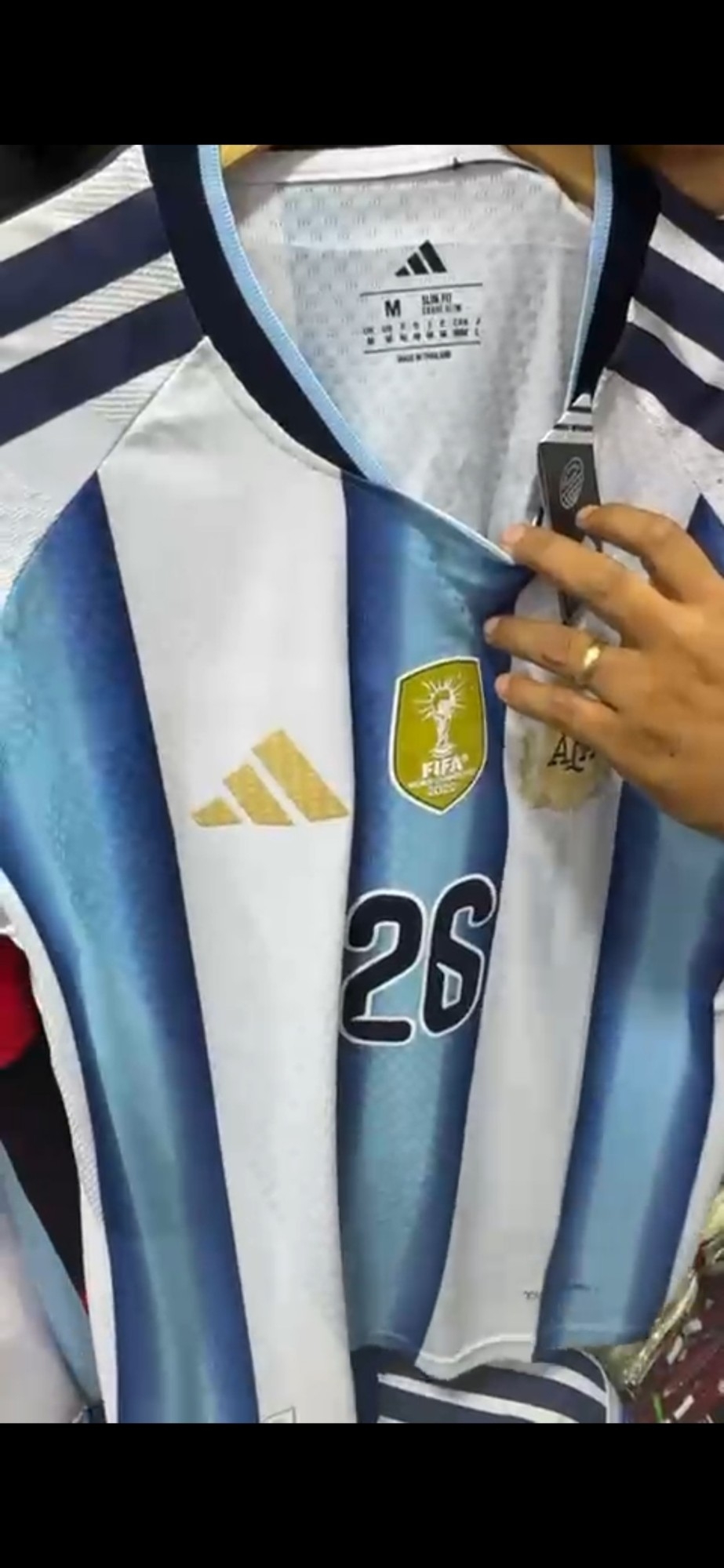 Camiseta Argentina G5 la mas Premiun Igual a Original Termoselladas a $ 25,000 C/u - Imagen 8