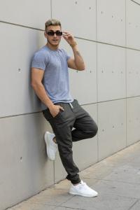 Jogger de Gabardina Azul Escolar  $14000 por Curva X Mayor $ 15,000 - Miniatura 3