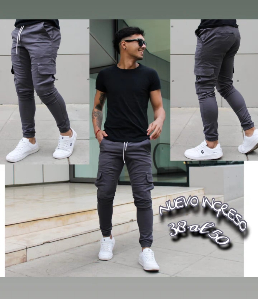 Cargo Black Elastizado Talle Especial 50,52 y 54 - Imagen 6