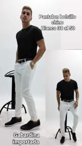 Pantalones Chino Talles Especial 100 Calidad D Gabardina Importada Elastizada (china) - Miniatura 7