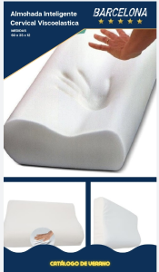 Almohada Inteligente Cervical Viscoelastica