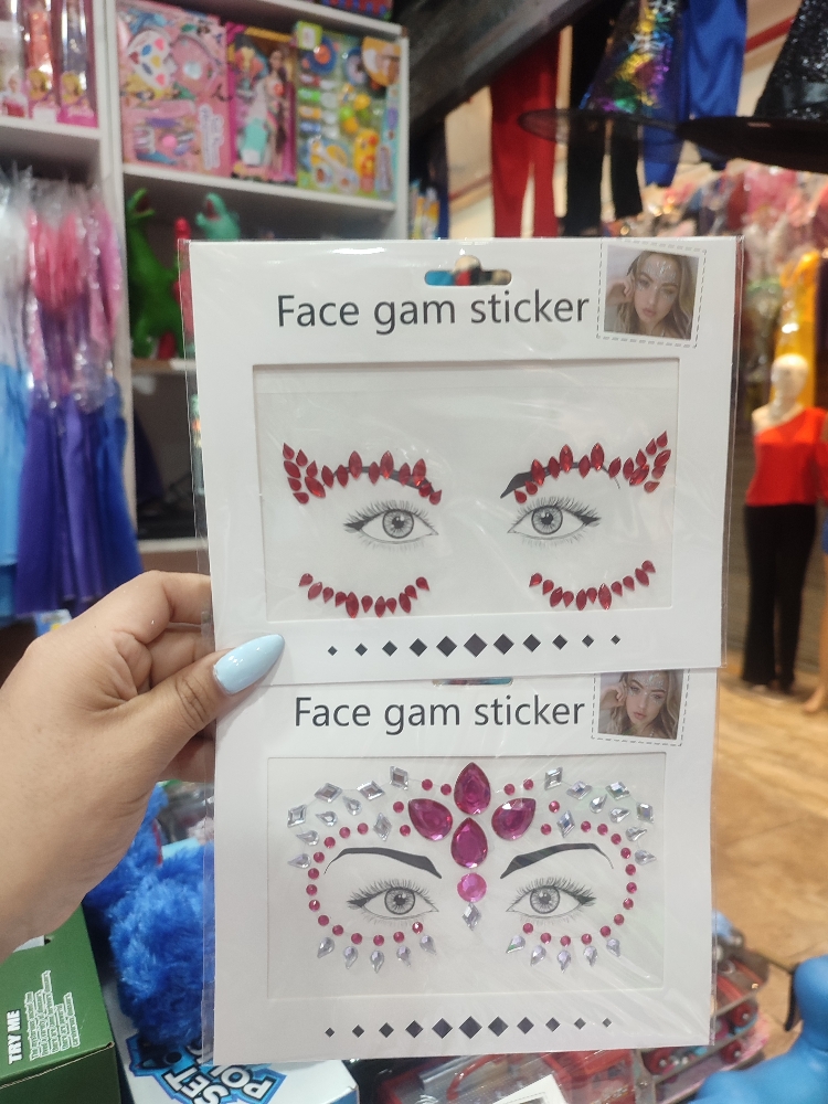 Brillo , Sticker para Halloween, Diabla,loba,reyna - Imagen 2