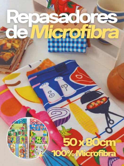 Repasadores de Microfibra (pack X4)