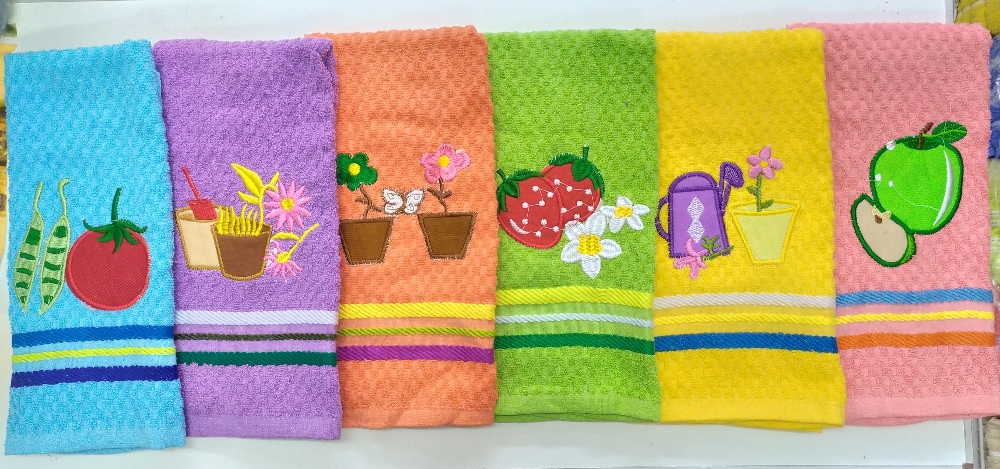 Repasadores Bordados (pack X3) - Imagen 2