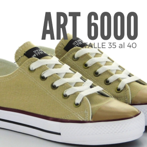 Zapatilla de Lona Estilo Converse (art 6000) - Miniatura 3
