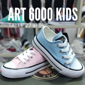 Zapatilla Estilo Converse Infantil (art 6000 Kids) - Miniatura 2