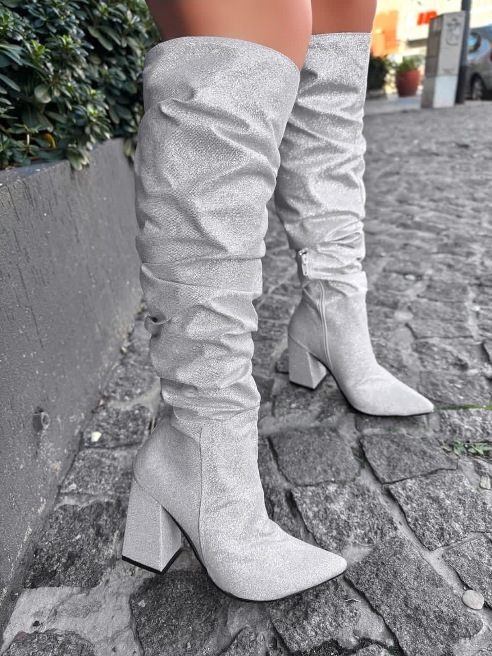 Art Luna Botas Arrugadas Gliter - Imagen 2