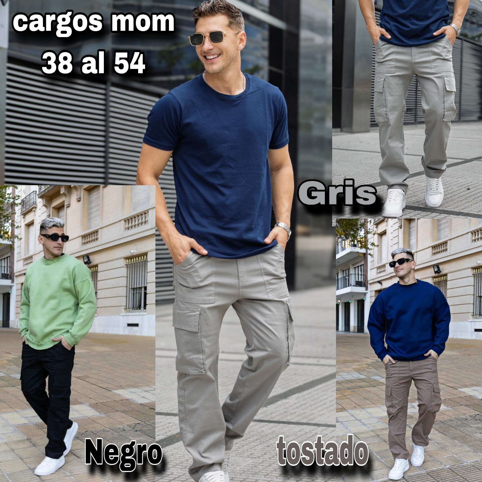Cargo Recto  de Gabardina Elastizada Premiun X Curva Ahora a 18,000 X Mayor 19,000 - Imagen 2