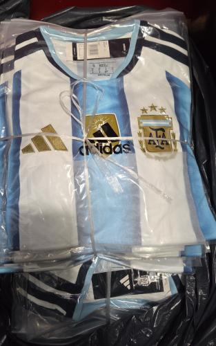 Camiseta Argentina 5g la + Premiun(versión Jugador) Termoselladas Pack de 10 $27,500