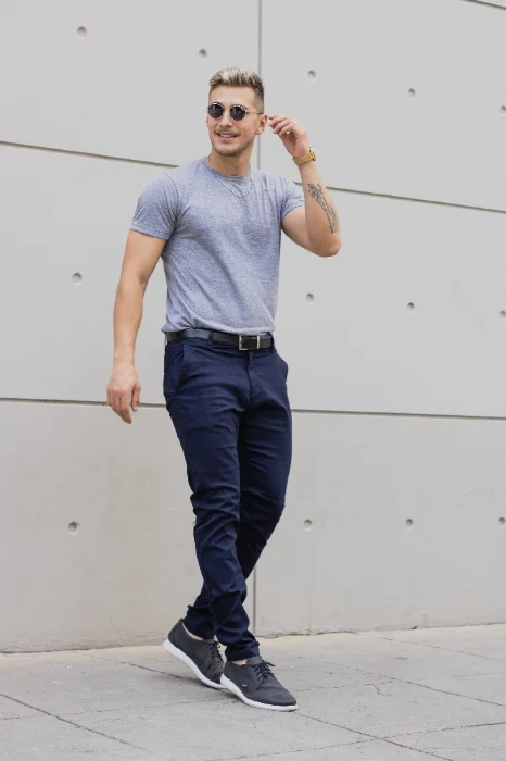 Pant  Chino Azul Escolar  de Calidad  X Mayor $ 19.000  X Curva $ 18,000