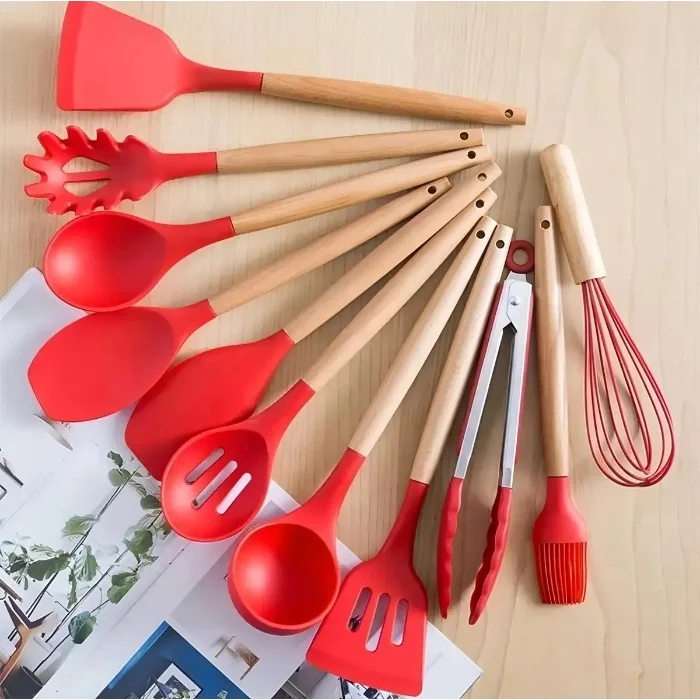 Set de Utensilios de Cocina de Silicon 12pcs