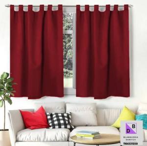 Cortinas de Ambiente Lisas Medianas Tropical