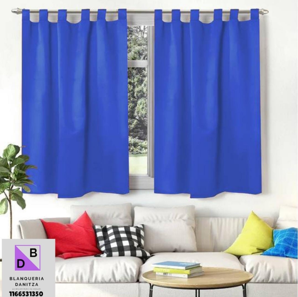 Cortinas de Ambiente Lisas Medianas Tropical - Imagen 5