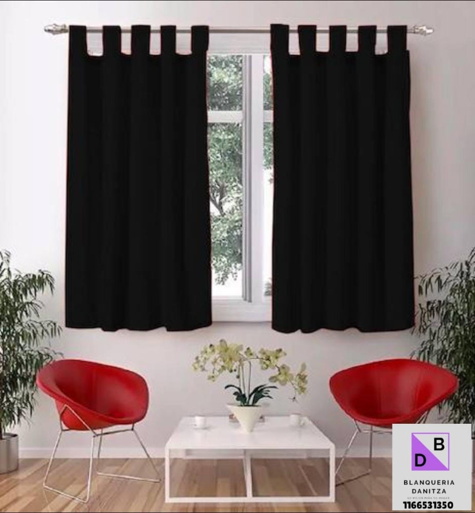 Cortinas de Ambiente Lisas Medianas Tropical - Imagen 8