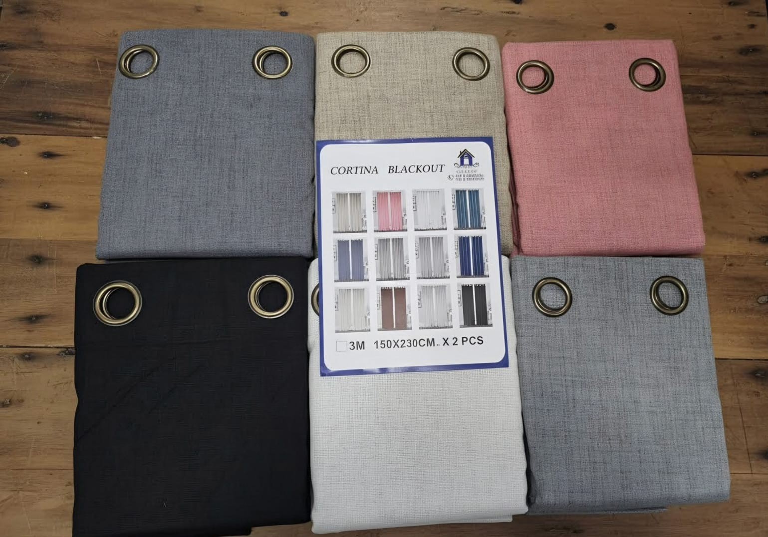 Cortinas Blackout
marca  Casa Chile 
pesadas 
son Engomadas 
con Aros - Imagen 3