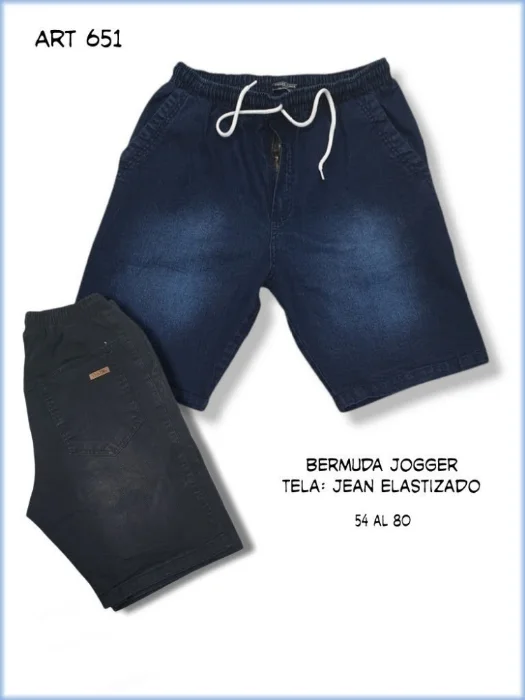 Bermudas con Elástico en la Cintura