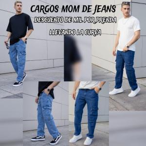 Cargos Mom de Jeans Ahora  X Curva $ 18,000 X Mayor  $ 19,000