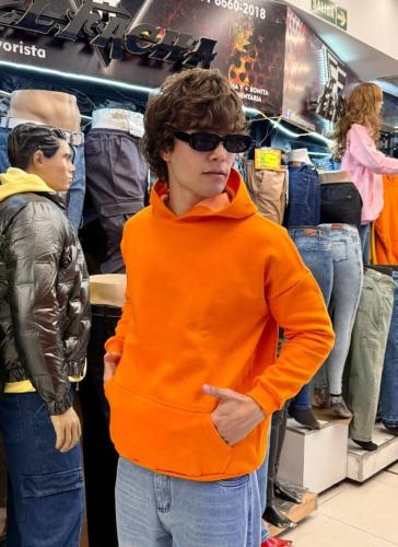 Buzos Canguros de Algodón Peinado Frizados Talle Único en Varios Colores