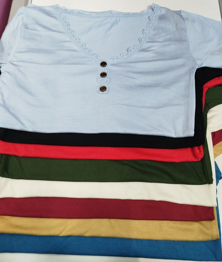 Remera Viscosa con Lycra Manga Corta - Imagen 2