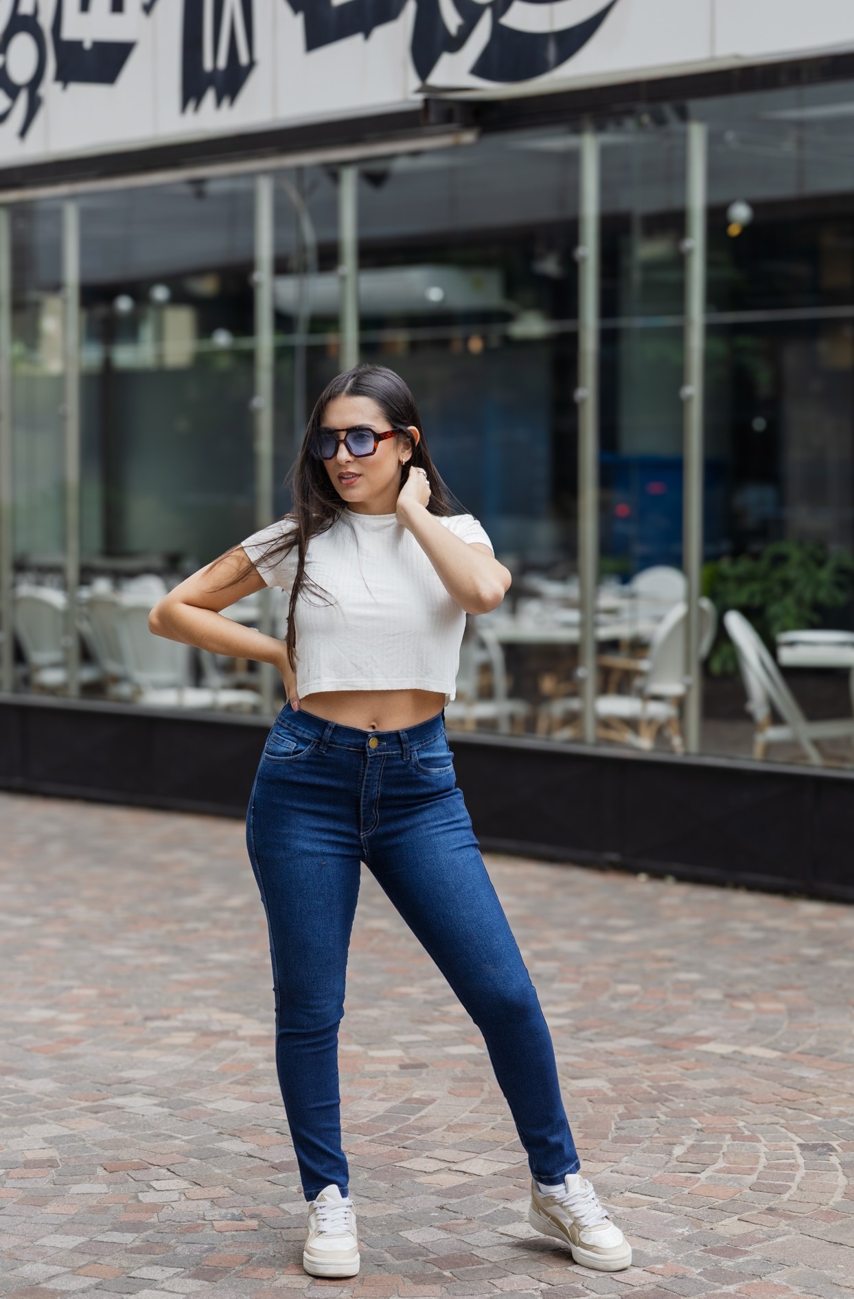 Jeans Chupin Colegial Elastizado con Bolsillo Delantero $17.000 Curva $18,000 X Mayor - Imagen 1