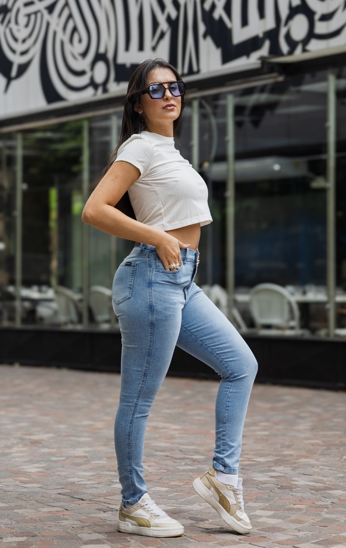 Jeans Chupin Colegial Elastizado con Bolsillo Delantero $17.000 Curva $18,000 X Mayor - Imagen 7