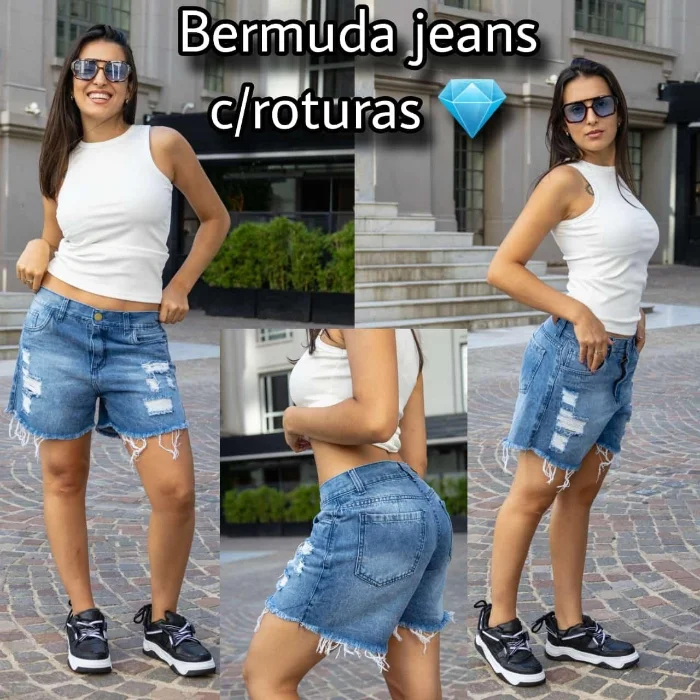 Bermudas Suelta con Roturas 38 al 48 $15,000 X Curva $ 16,000 X Mayor