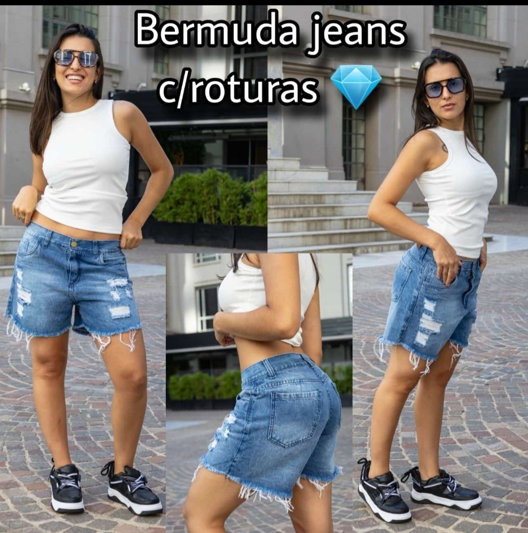 Bermudas Suelta con Roturas 38 al 48 $15,000 X Curva $ 16,000 X Mayor - Imagen 5