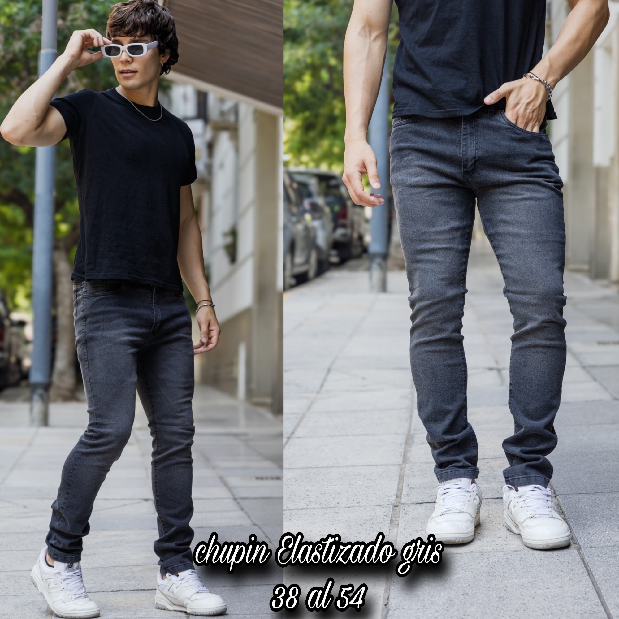 Jeans Gris, Negro Ahora a 18,000 X Curva $ 19,000 X Mayor - Imagen 1