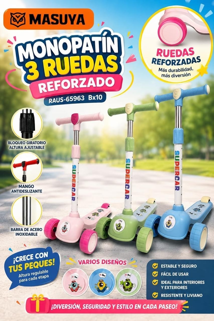 Monopatin Infantil Masuya Raus-65963 - Imagen 1