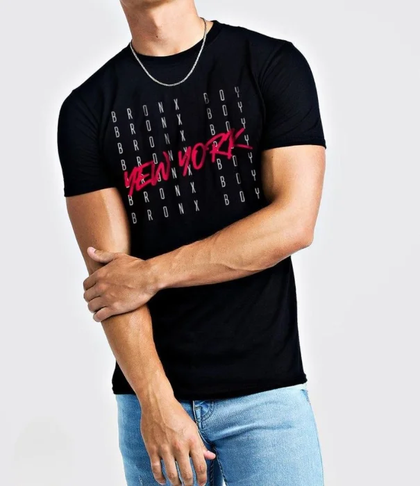 Remera Estampada de Hombres