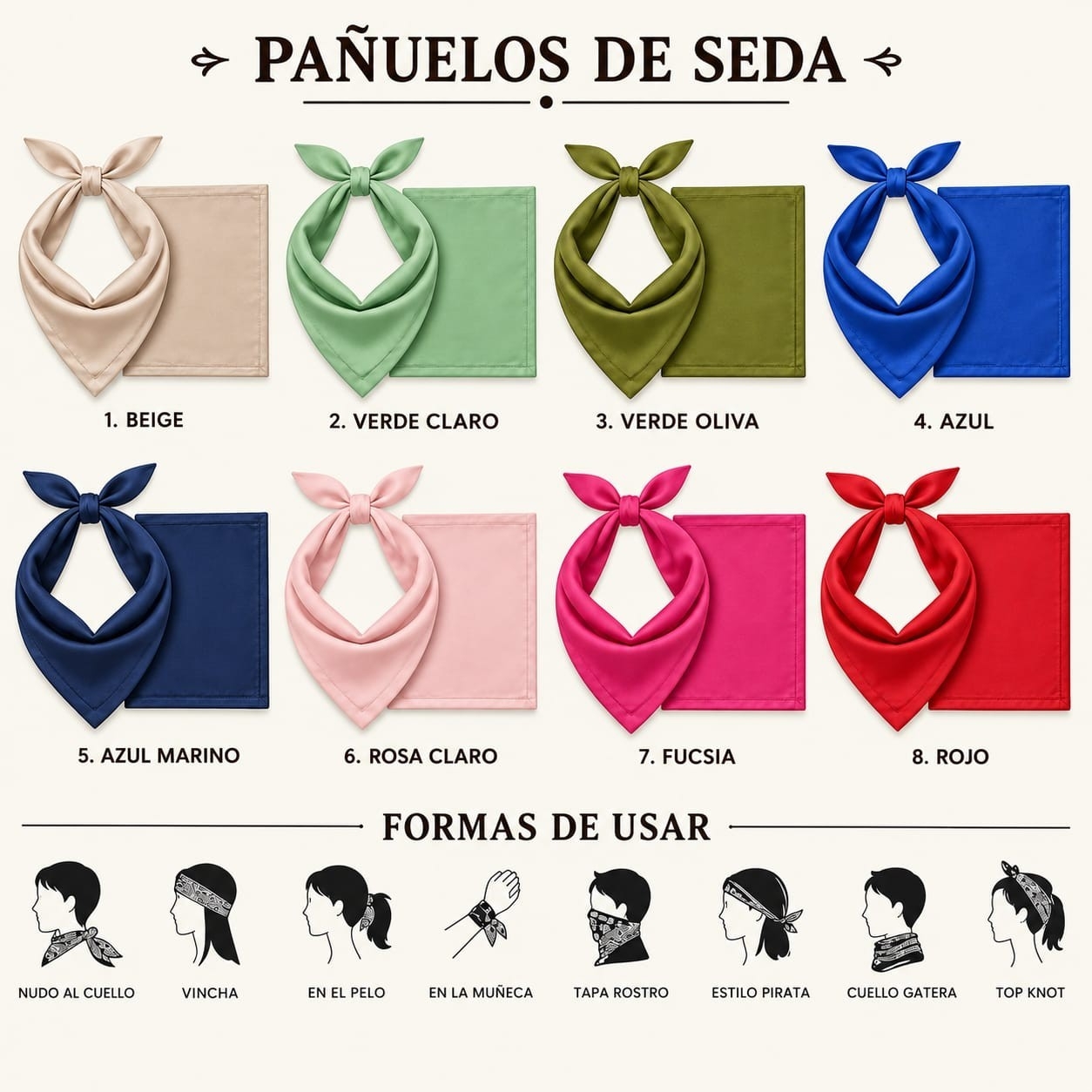 Pañuelo de Seda - Imagen 3