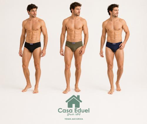Docena Slip Kolper Liso Doble Tela de Refuerzo