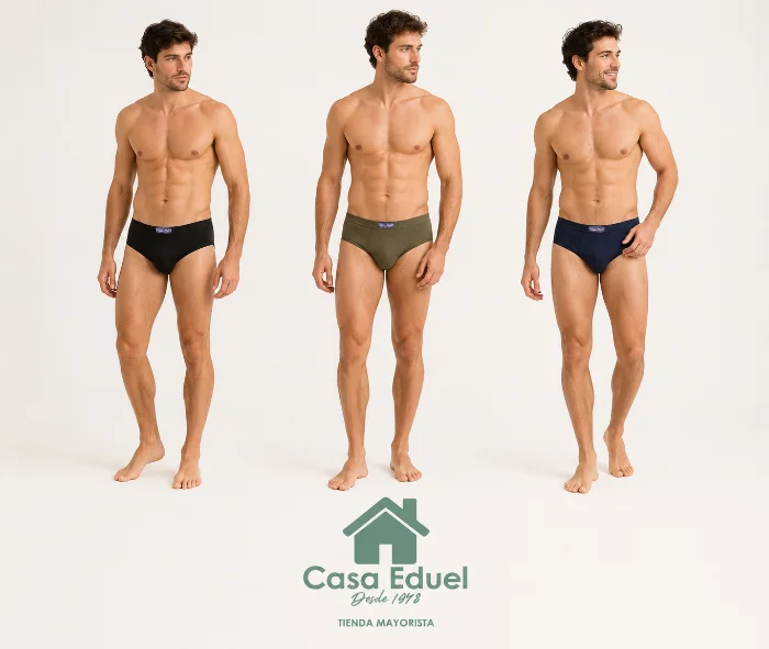 Docena Slip Kolper Liso Doble Tela de Refuerzo