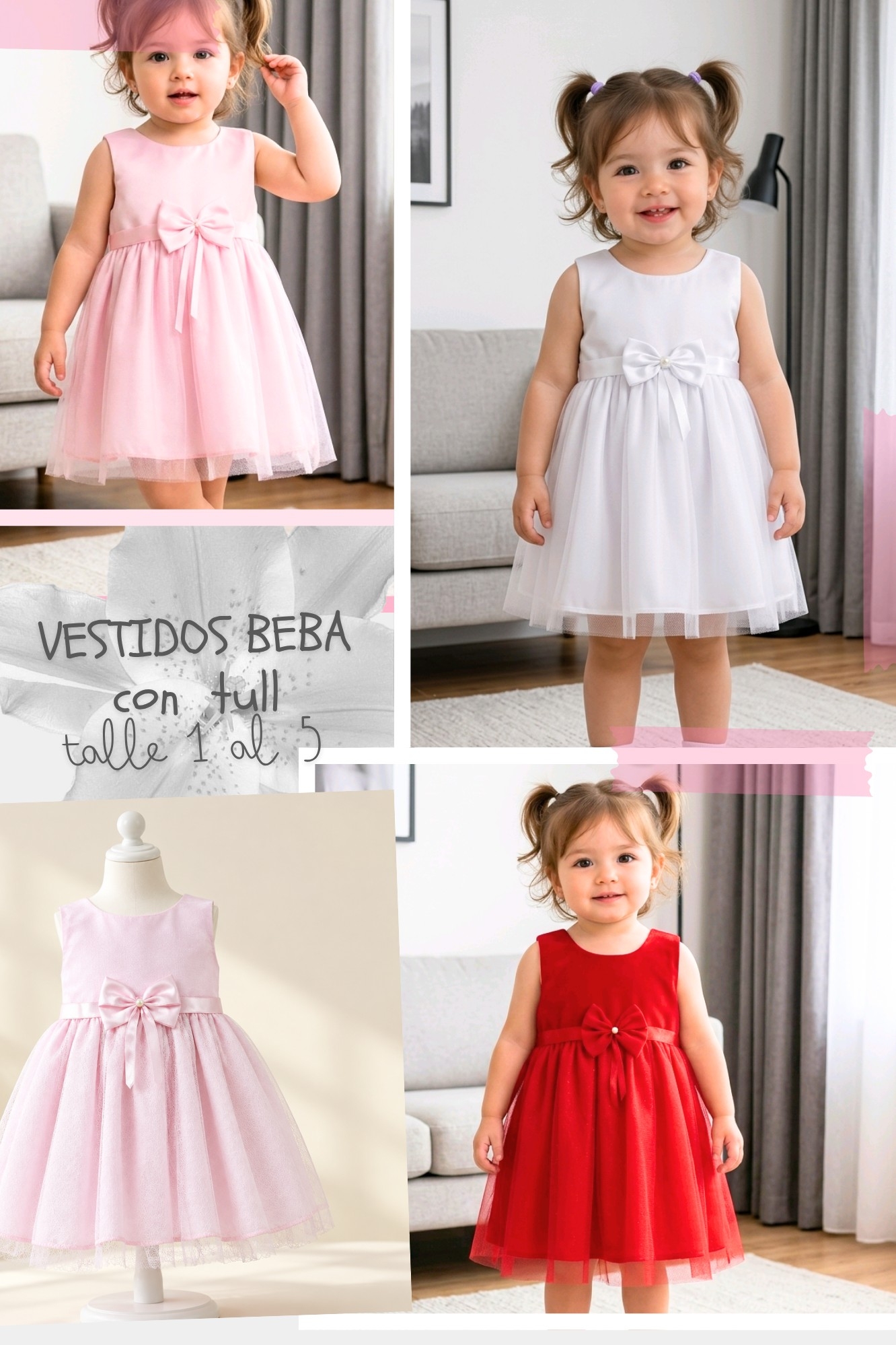 Vestidos de Fiesta Beba con Tull - Imagen 2