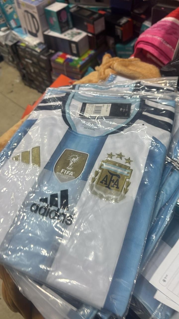 Camisetad Original Celeste Blanca Titular 10 a $ 32,000 el Pack de 10 Camisetas - Imagen 8