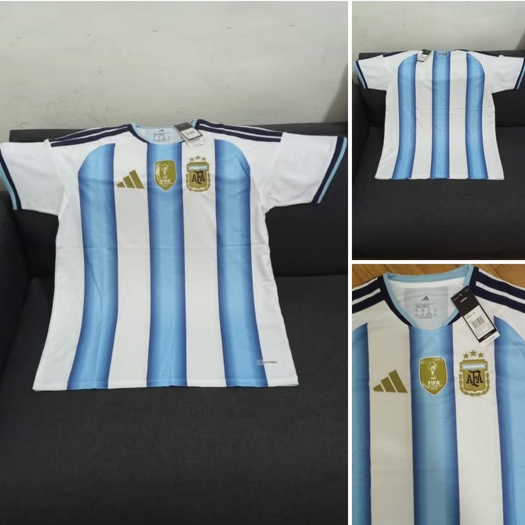 Camisetad Original Celeste Blanca Titular 10 a $ 32,000 el Pack de 10 Camisetas - Imagen 3