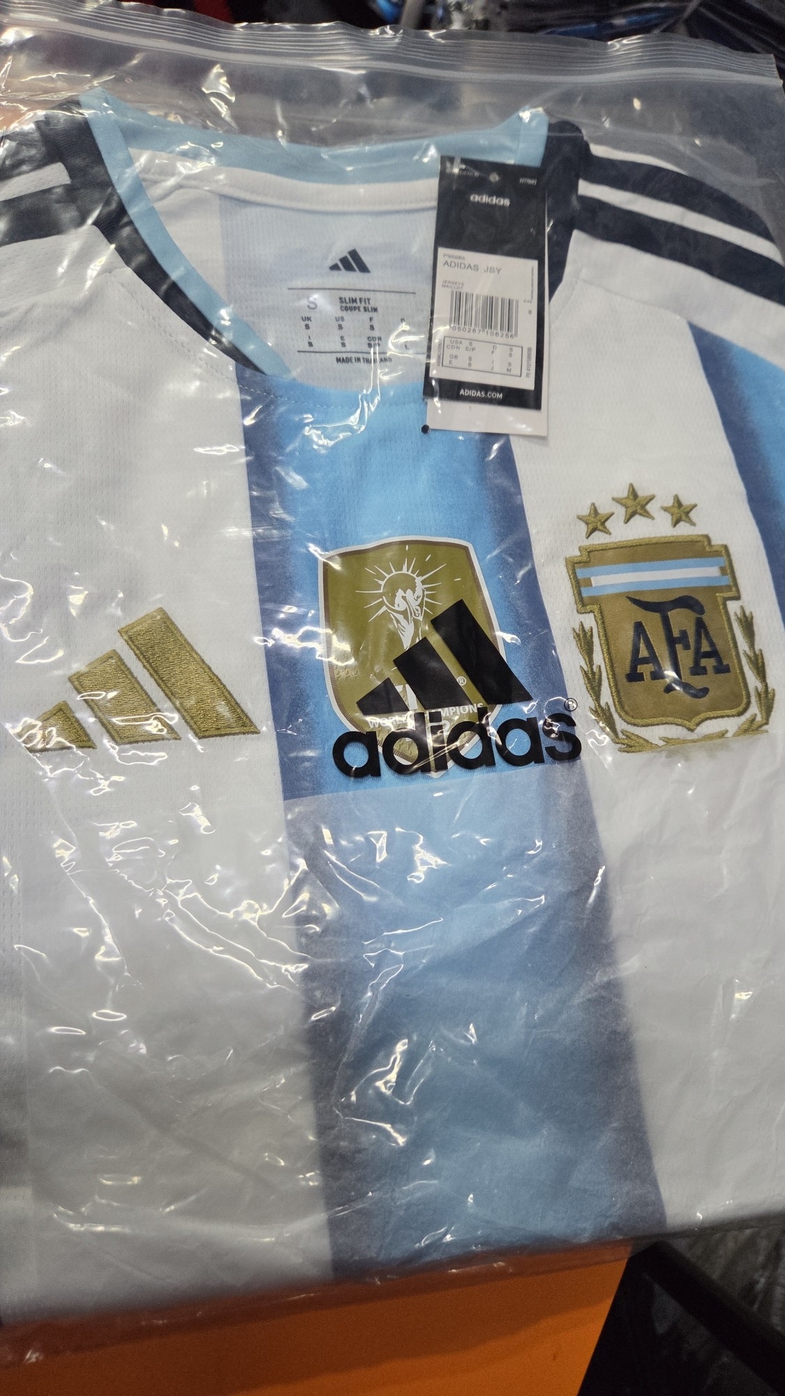 Camisetad Original Celeste Blanca Titular 10 a $ 32,000 el Pack de 10 Camisetas - Imagen 4