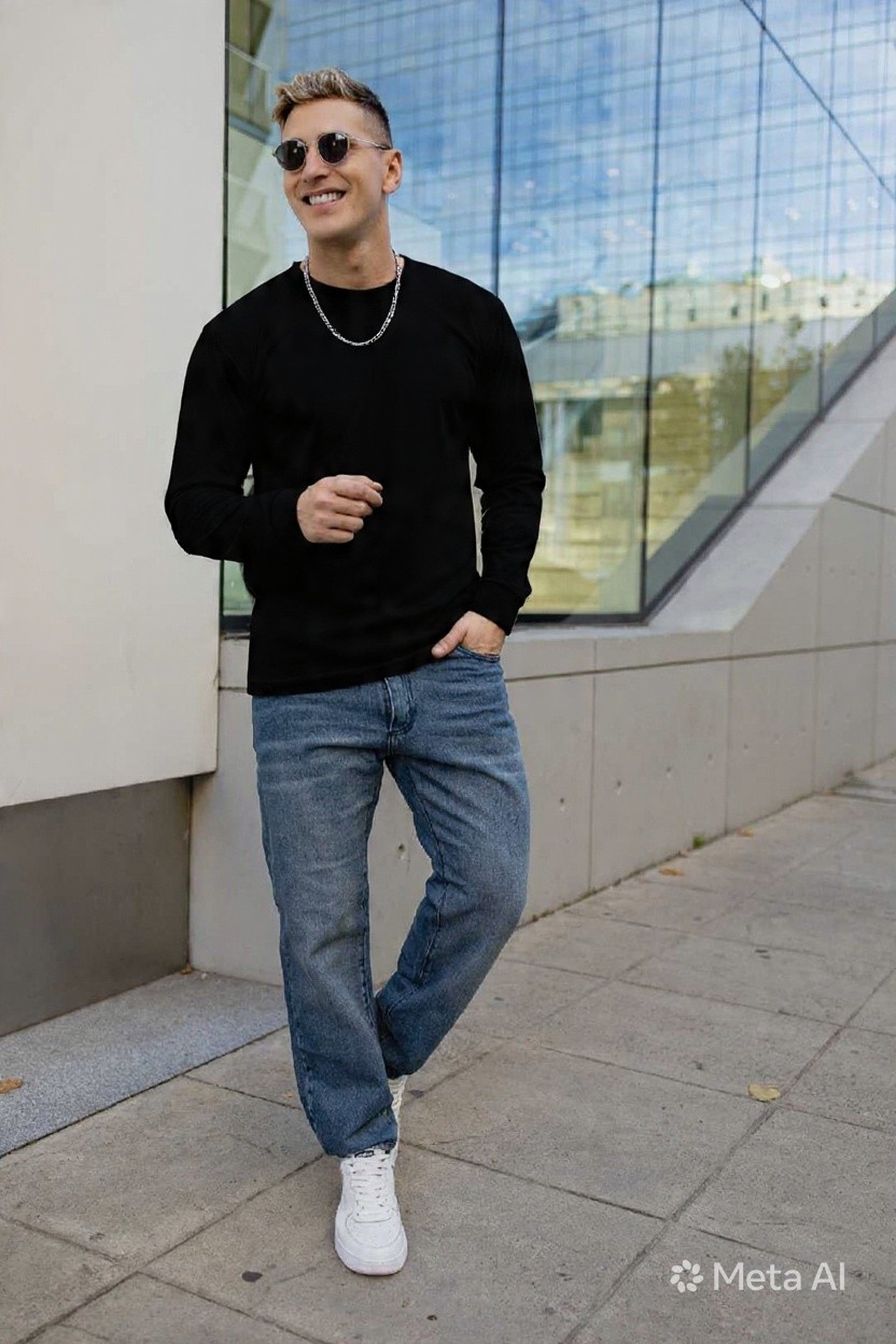 Sweater de Darlon Brush Negro en Talles 2,4,6 y 8 - Imagen 8