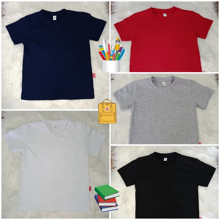 Remeras Lisas Escolar
