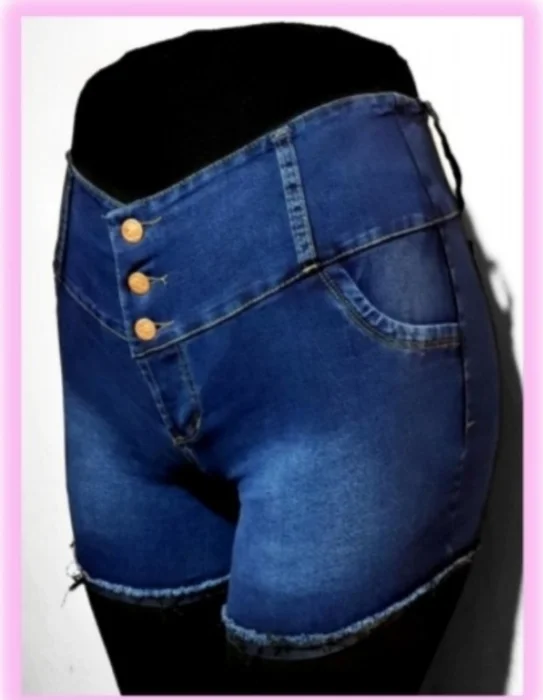 Short Elastizados Cintura Alta.talles Reales.
