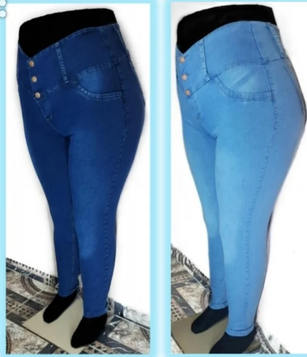 Jean's Cintura Alta Doble Faja  Dama.