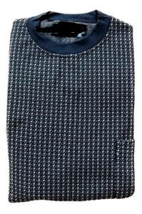 Pijama Jakard Puro Algodón Tejido Premium Hombre Talle S al Xl - Miniatura 2
