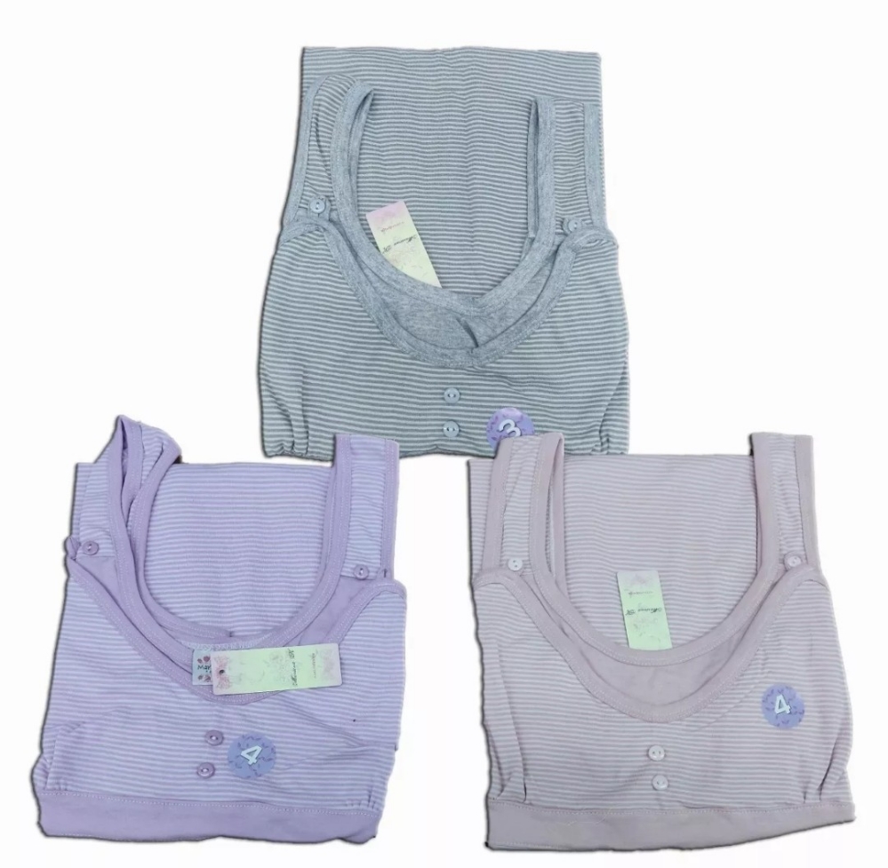 Camisones Maternal Amamantar Multirayas - Imagen 2