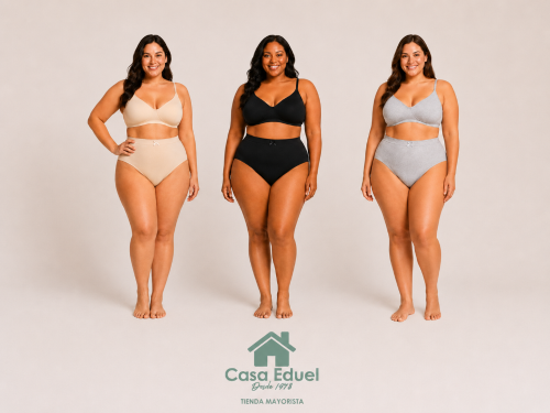 Bombacha Universal Cintura Doble 135c Algodón y Lycra Premium Intimare