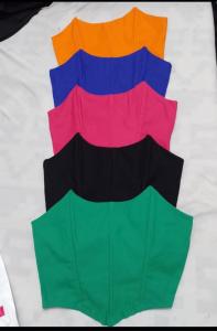 Top Corset con Cierre y Ballenas