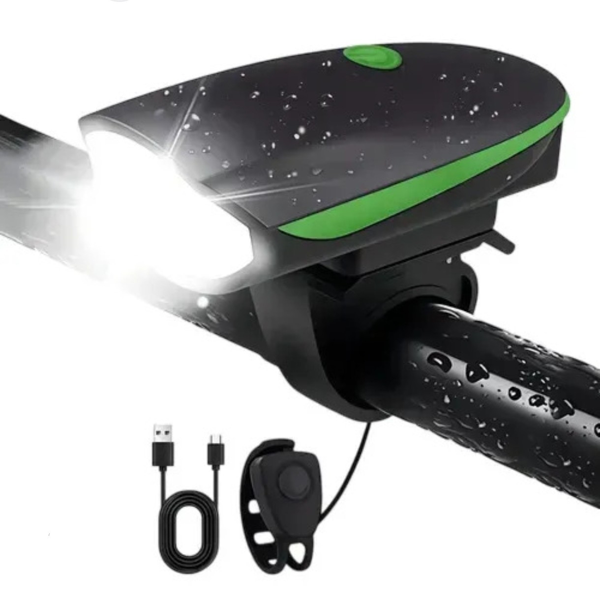 Luz Led con Bocina Par Bicicletas - Imagen 2