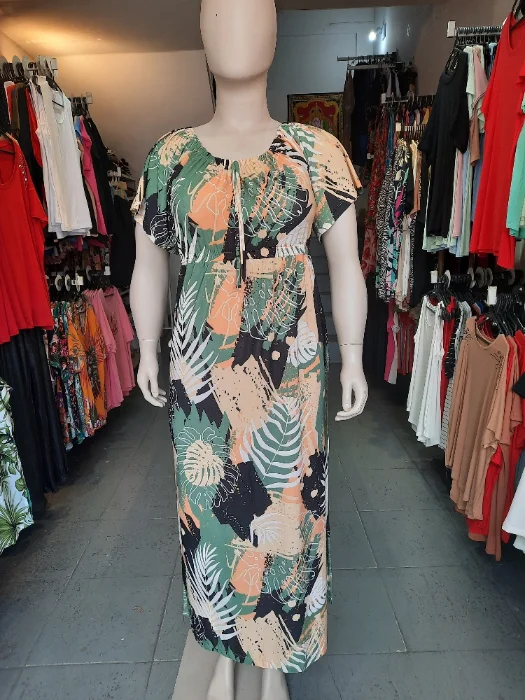 Vestido Paisano en Seda Fria