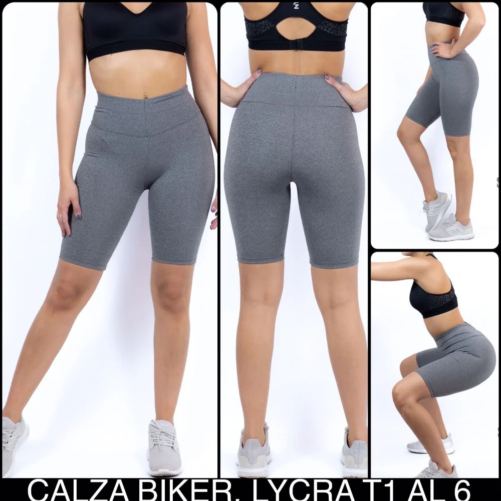 Hasta Agotar Stock!!! Calza Biker Lycra Deportivo. - Imagen 2