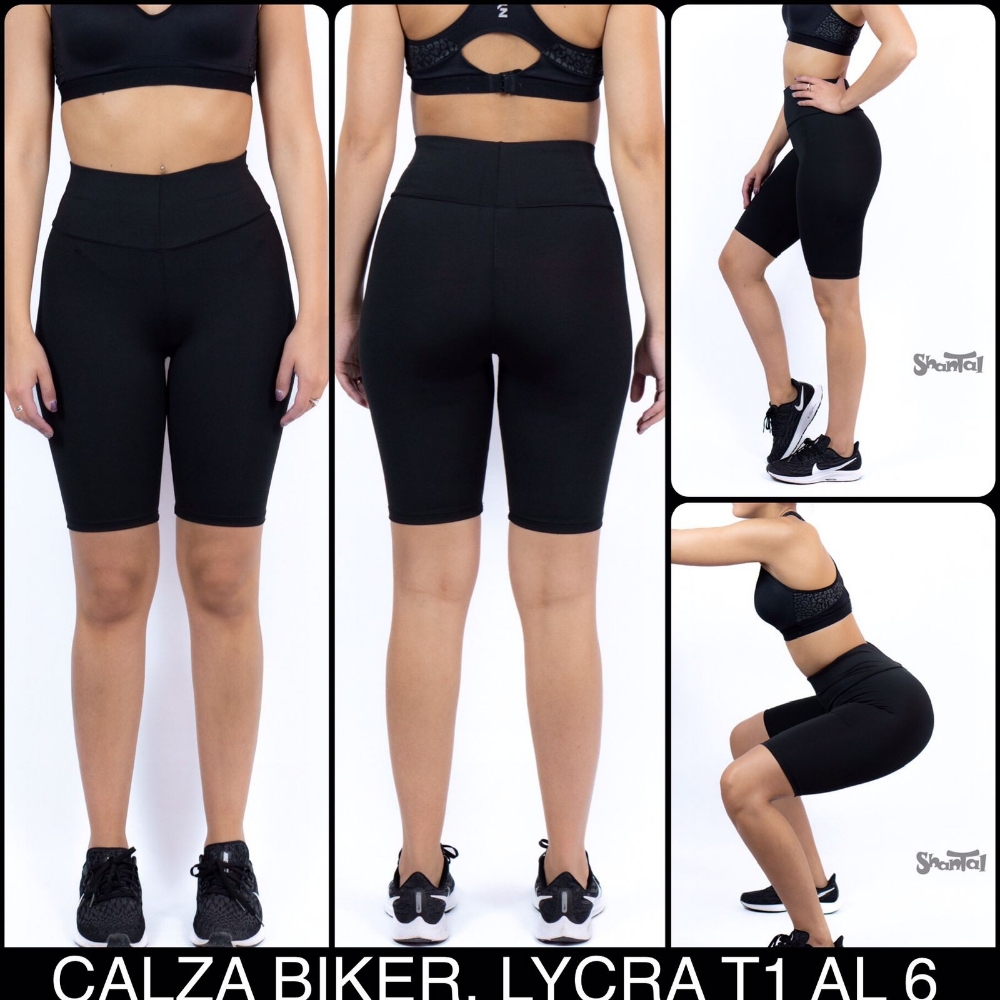 Calza Biker Lycra Deportivo. - Imagen 3